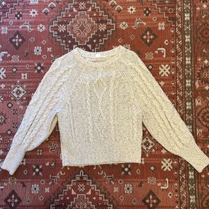 Gap Cream cable Sweater